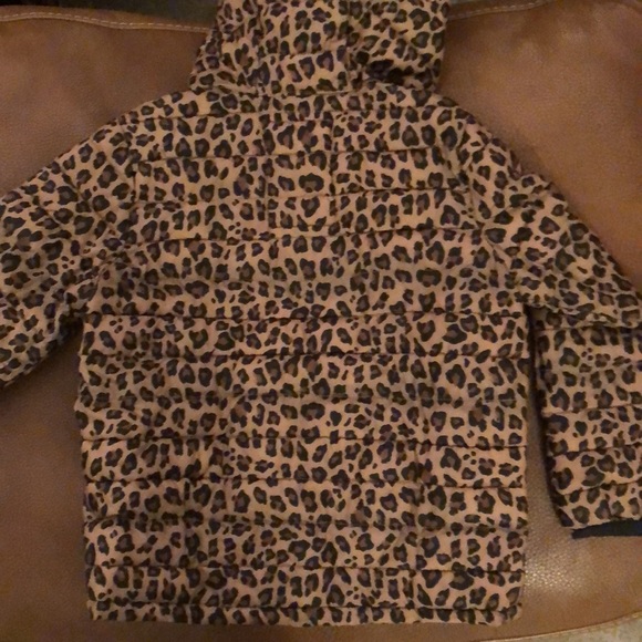 Girls leopard print puffer jacket GAP Kids - Picture 5 of 6